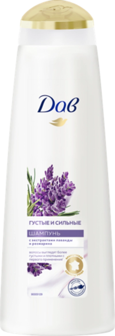 Dove Шампунь Густые и сильные с маслом лаванды 380мл