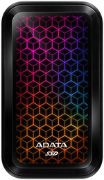 Внешний SSD USB 3.2 Gen 2 Type-C ADATA ASE770G-2TU32G2-CBK