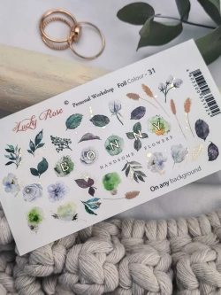 Набор слайдеры 2шт Lucky Rose. Foil 031, 032