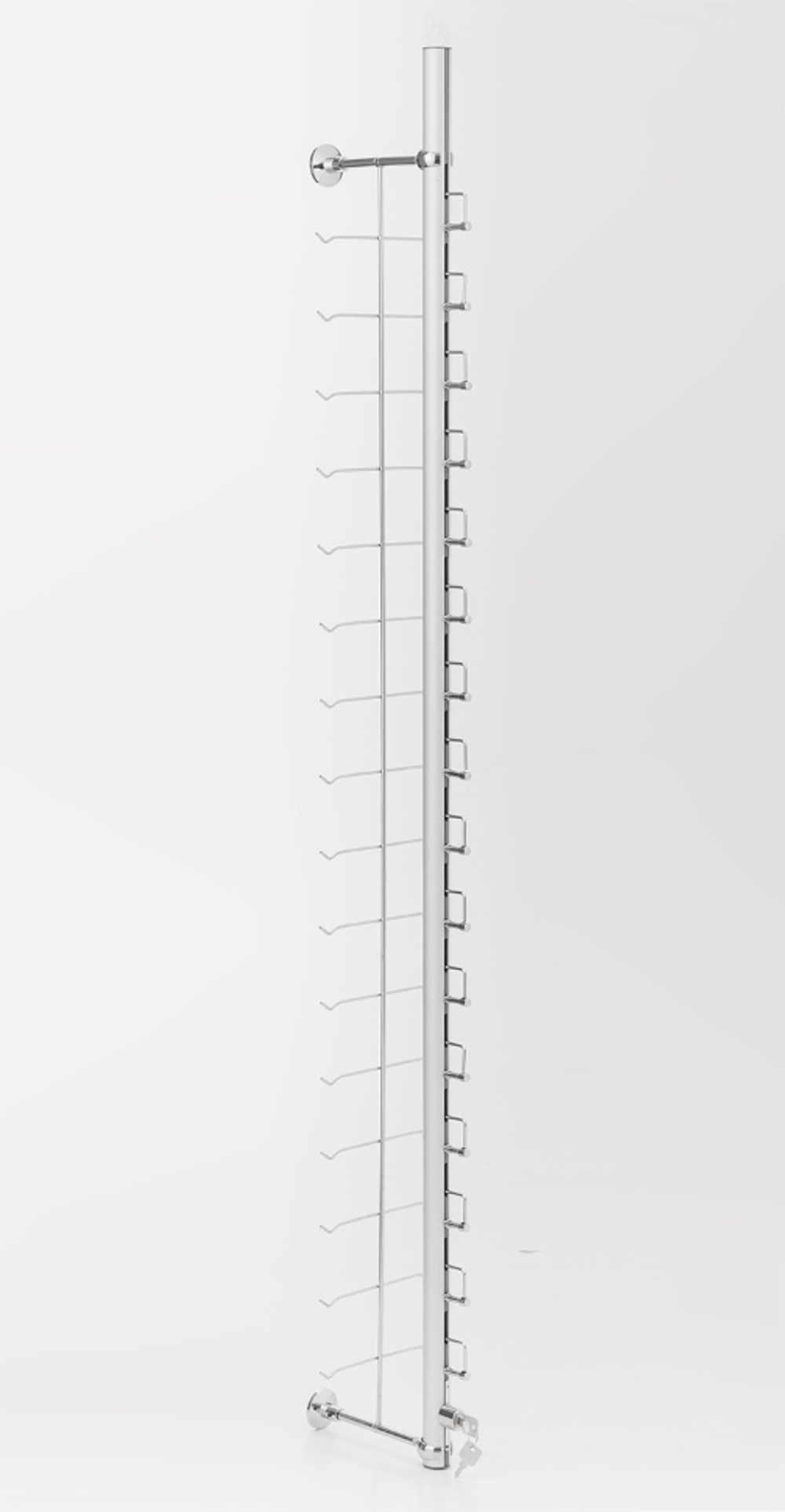 Настенная стойка-шток с замком 16 мест.