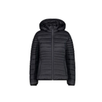 Куртка CMP Woman Jacket Snaps Hood,  артикул 30К3666, цвет NERO ( U901)