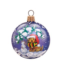 Элита НФШ-1538/5 Ел.украшение Шар «Собачка» 65 мм