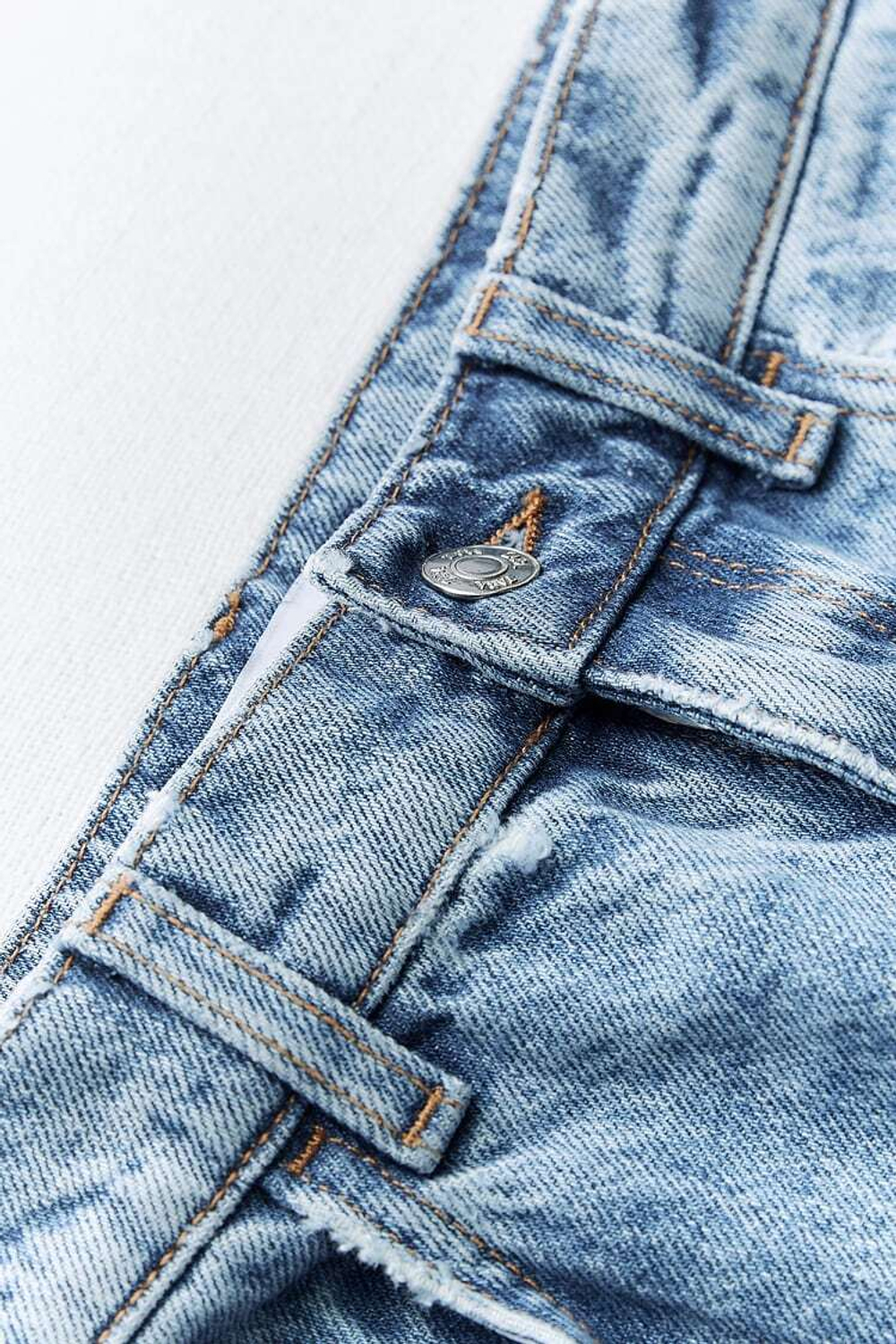 ZARA ДЖИНСЫ Z1975 SLIM С ВЫСОКОЙ ПОСАДКОЙ, ВЫЦВЕТШИЙ СИНИЙ