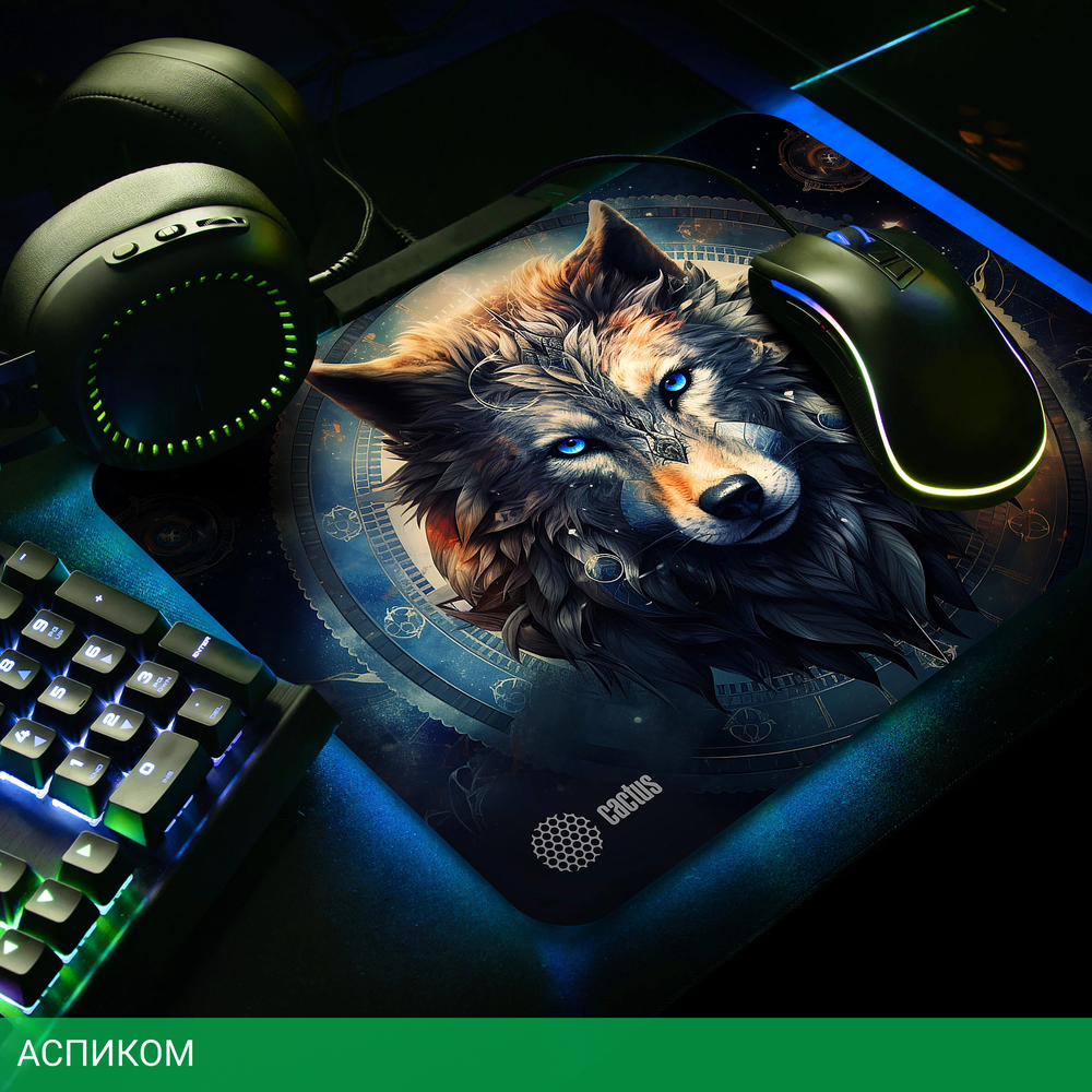 Коврик для мыши Cactus Wolf (CS-MP-PRO20XL)