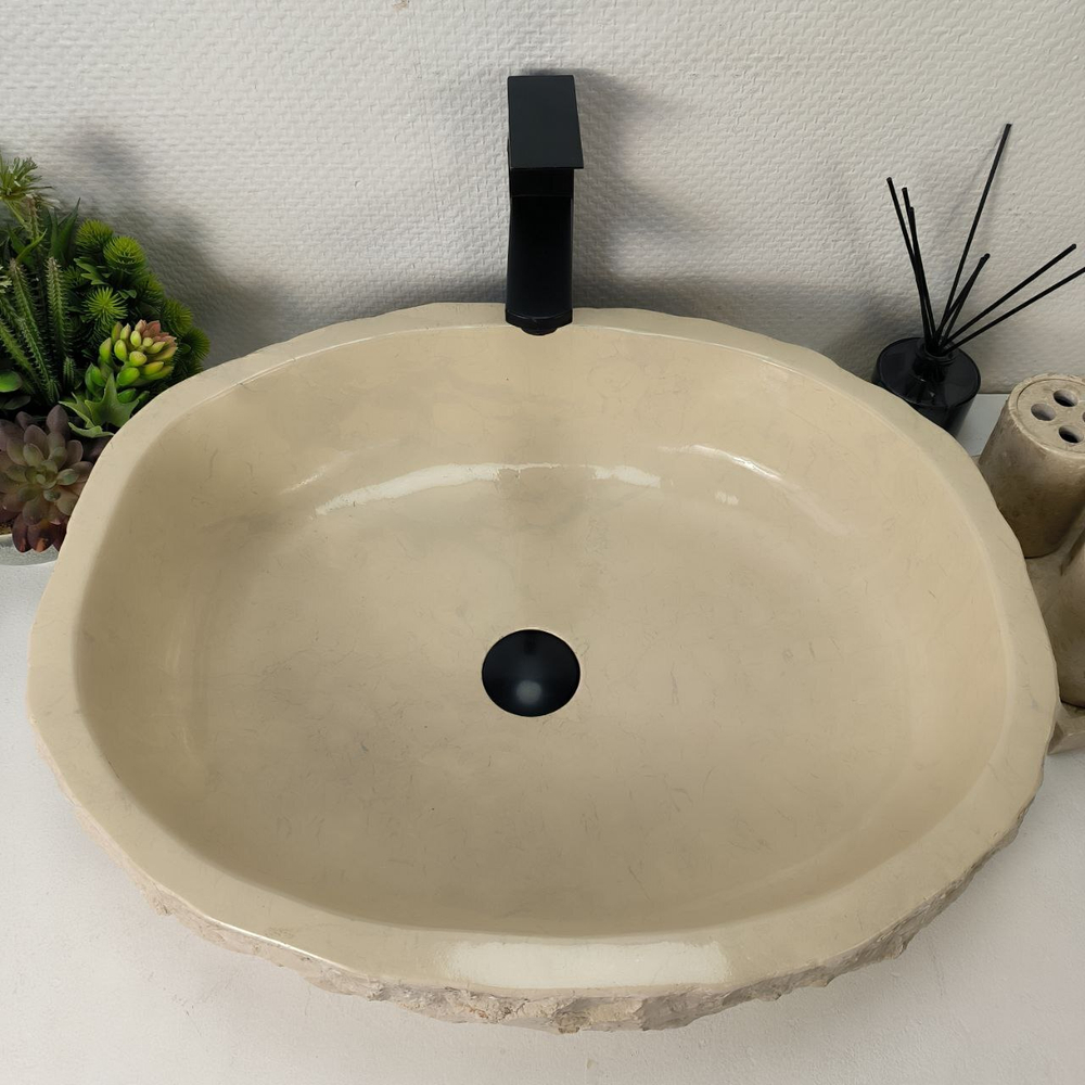 Раковина из мрамора Erozy Cream EM-64949 57*47*15 0877