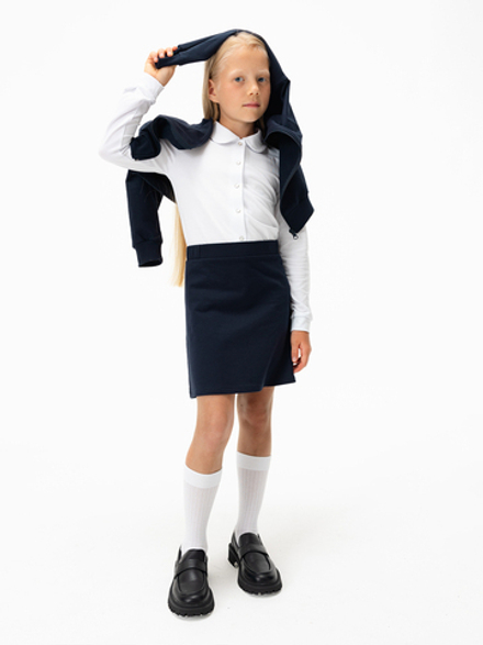 Рубашка с круглым воротником Mjölk White