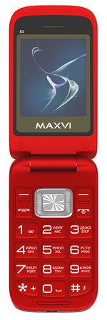 Сотовый телефон Maxvi E5 Red