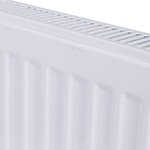 Радиатор панельный профильный ROMMER Ventil тип 11 - 500x700 мм (подключение нижнее, цвет белый)