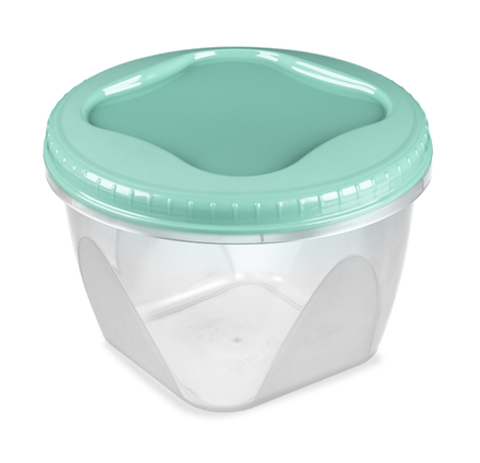 Банка с завинчивающейся крышкой "Тондо" 1,2 л, пластик