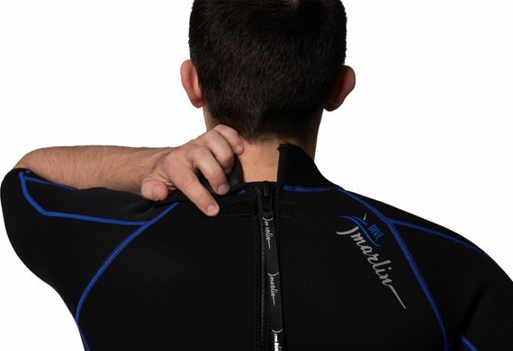 Гидрокостюм Marlin Malibu Shorty Man черно-синий 2,5 мм