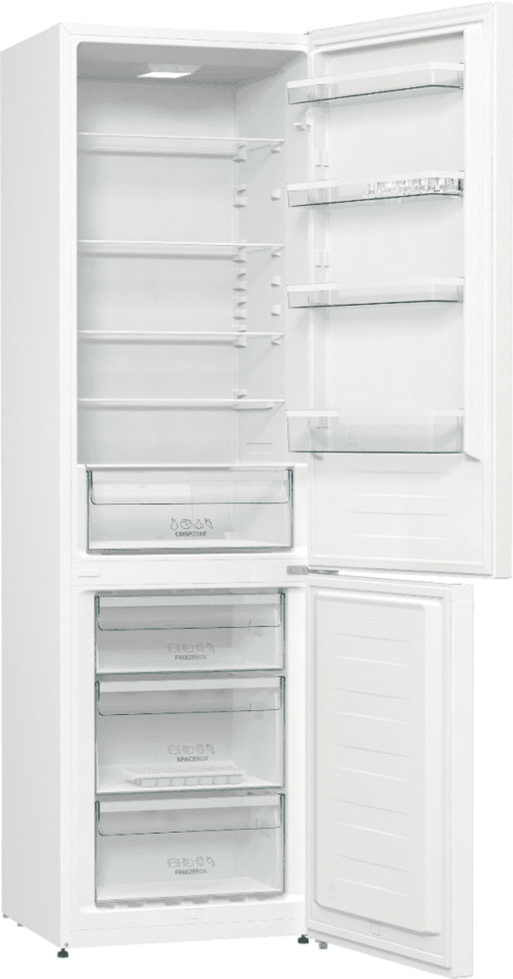 Отдельностоящий двухкамерный холодильник Gorenje RK6201EW4