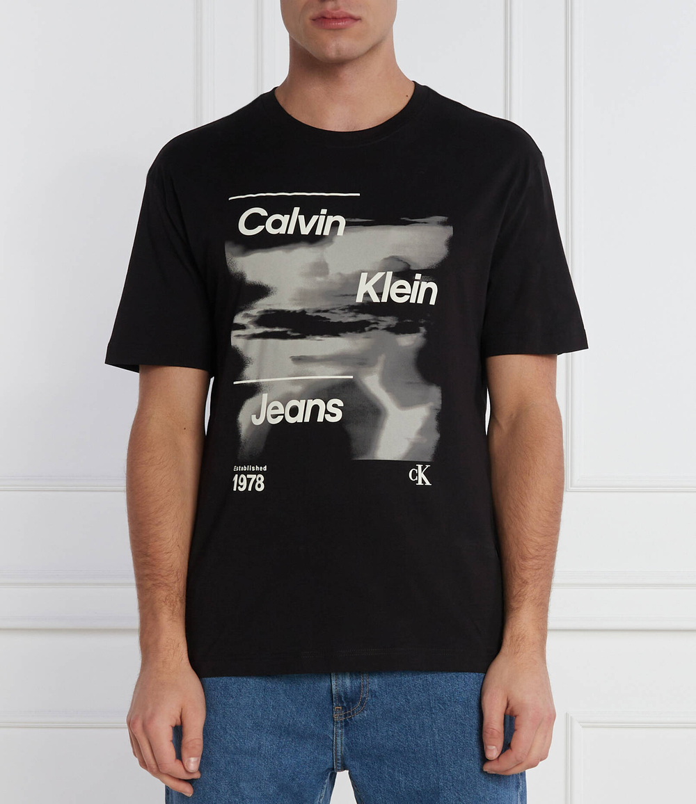 Футболка CALVIN KLEIN JEANS - черный(J30J325184)