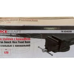 Тиски стальные с наковальней 5''-125мм FORCEKRAFT FK-6540205