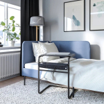 Столик придиванный -  IKEA OLSERÖD/ОЛСЕРОД ИКЕА, 63х53х50 см, черный