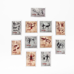 Акриловый магнит «Петроглифы» квадратный