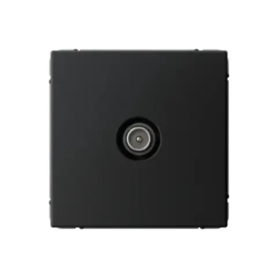 ARTGALLERY TV РОЗЕТКА оконечная 1DB, механизм, КАРБОН