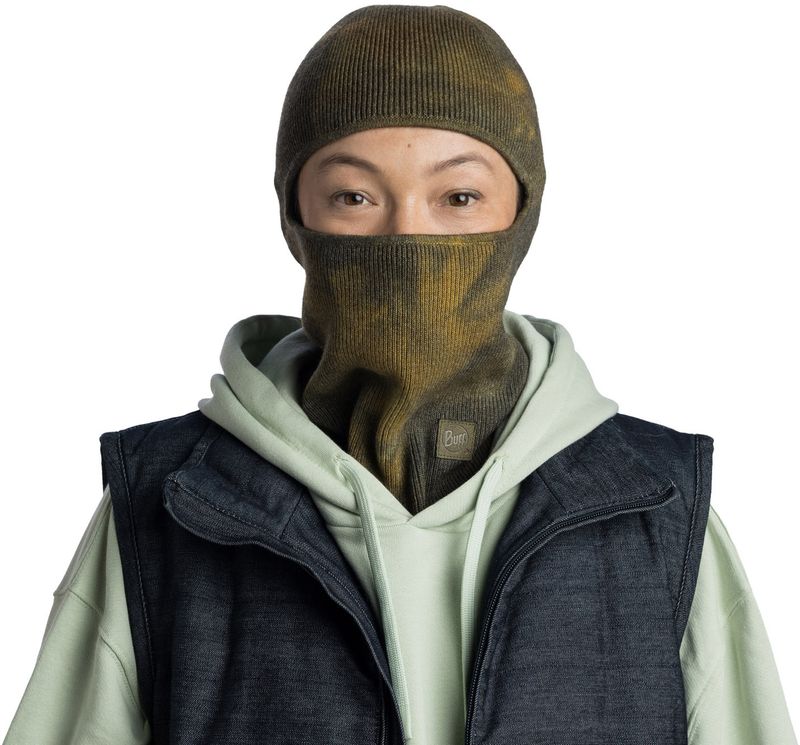 Балаклава вязаная Buff Knitted Balaclava Nilan Khaki Фото 1
