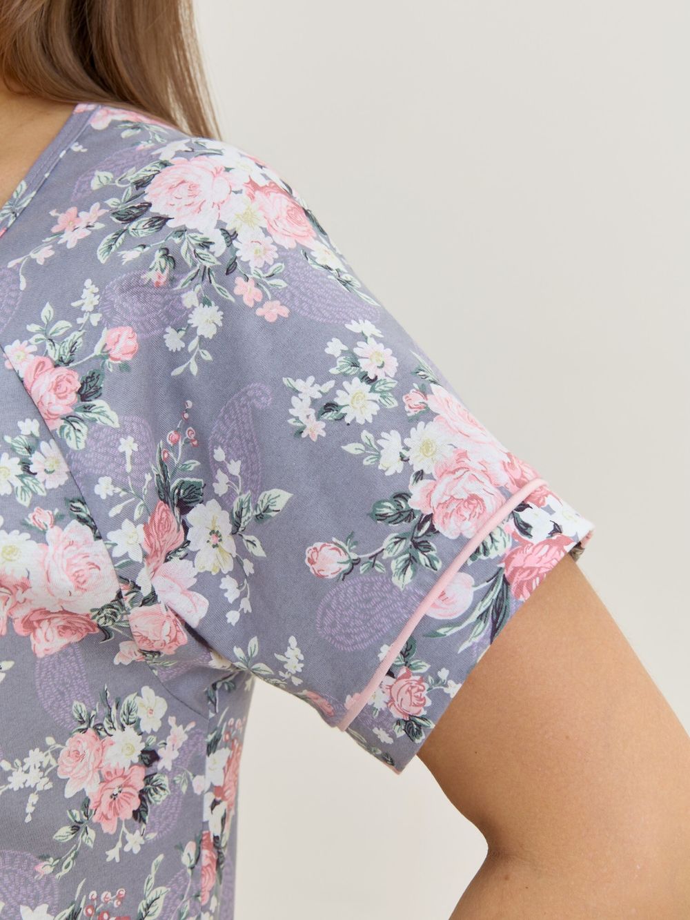 Халат Флэр Виотекс СЕРО-ГОЛУБОЙ