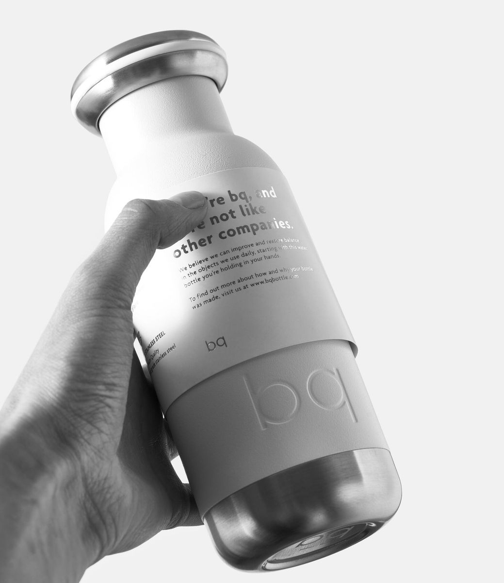 BQ Bottle White — стальная термобутылка 450 мл