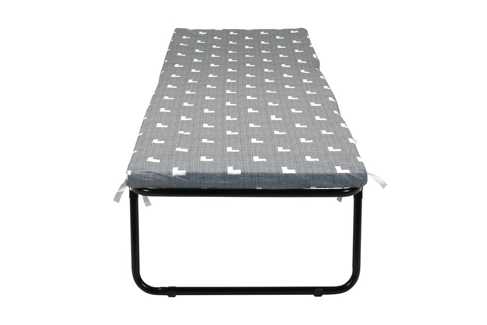Кровать раскладная Соната мягкая лист 50мм арт.РП-700-Э-50 (цвет ткани серый рис.тетрис (1 шт. в уп.)