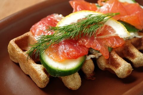 Ржаные вафли на остатках закваски