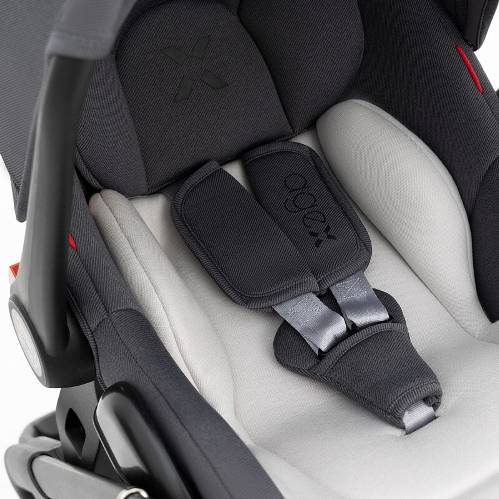 Коляска Agex Life 3 в 1 с автокреслом Simple Grey ALG528 Green (Зеленый)