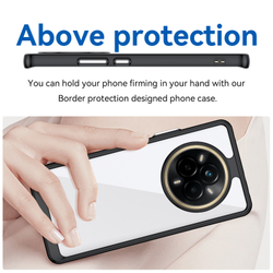 Усиленный защитный чехол с мягкими черными рамками для Realme 14 Pro (Narzo 80 Pro)