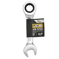 Ключ трещоточный короткий 12мм JCB JCB-757S12