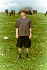 Футболка Called a Garment Stout T-Shirt "Brown Dyed"