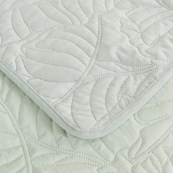 Покрывало 160х220 и наволочка 50х70 Sofi De MarkO Мелисса ментол