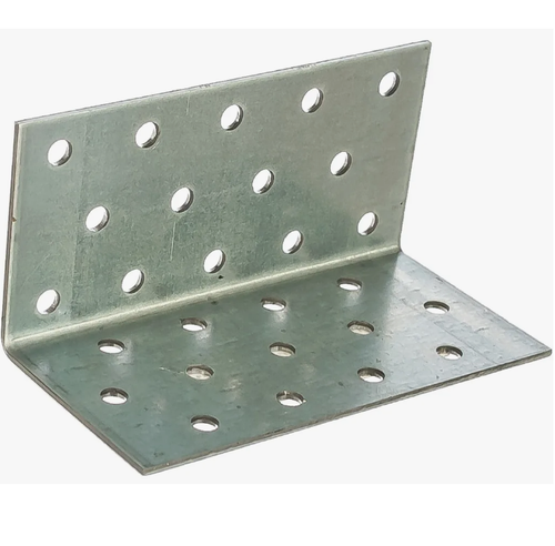 Уголок крепежный равносторонний 50*50*100*2мм ОЦ (50шт)