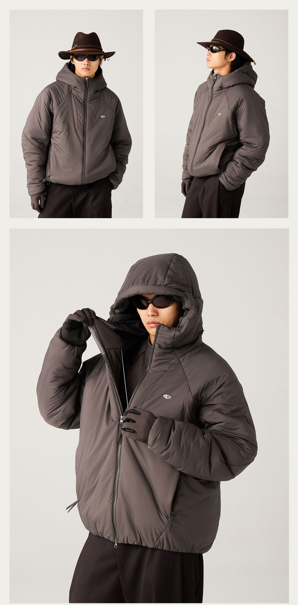 Куртка Nothomme Blue Black Label Thick Padded Hooded Jacket with PrimaLoft® Insulation