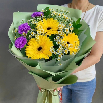 Авторский букет с герберами