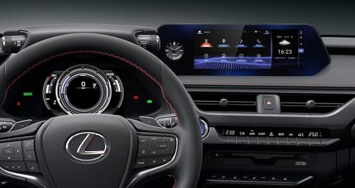 Магнитола для Lexus UX200, UX250h 2018-2022 (взамен 7" экрана) - RDL-LEX-UX монитор 10.25" на Android 13, Быстрая, CarPlay, 4G SIM-слот