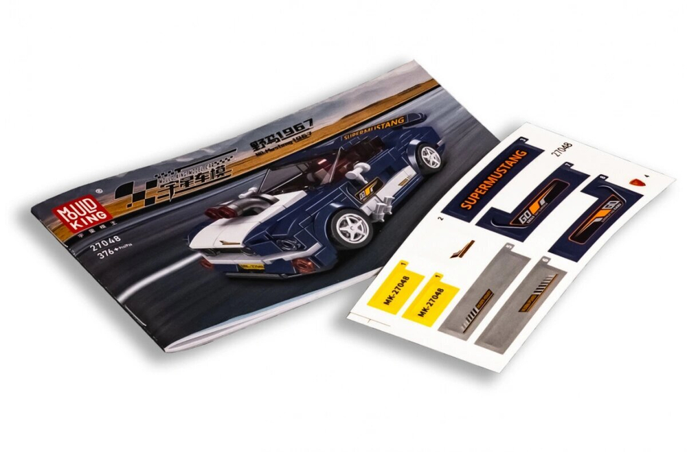 Конструктор Mould King Models 27048. Mustang 1967, 376 деталей