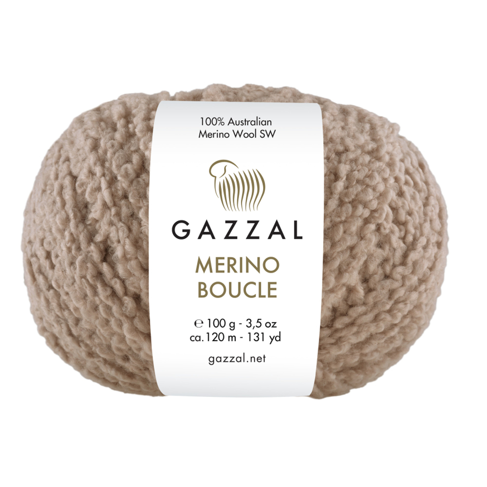 Пряжа Gazzal Merino Boucle (3765)