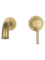 Смеситель для раковины встраиваемый WONZON & WOGHAND TOR, Брашированное золото (WW-88869073-BG)