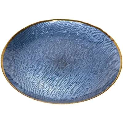 Тарелка 32см «Лагуна» сапфир