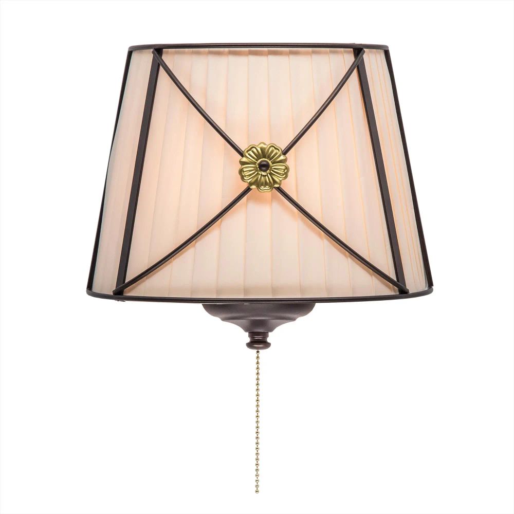 Citilux Дрезден CL409321 Бра с бежевым абажуром и выключателем