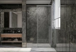 Душевая дверь Veconi Premium Trento PTD30-GR-150-01-C4 прозрачная/профиль брашированный графит