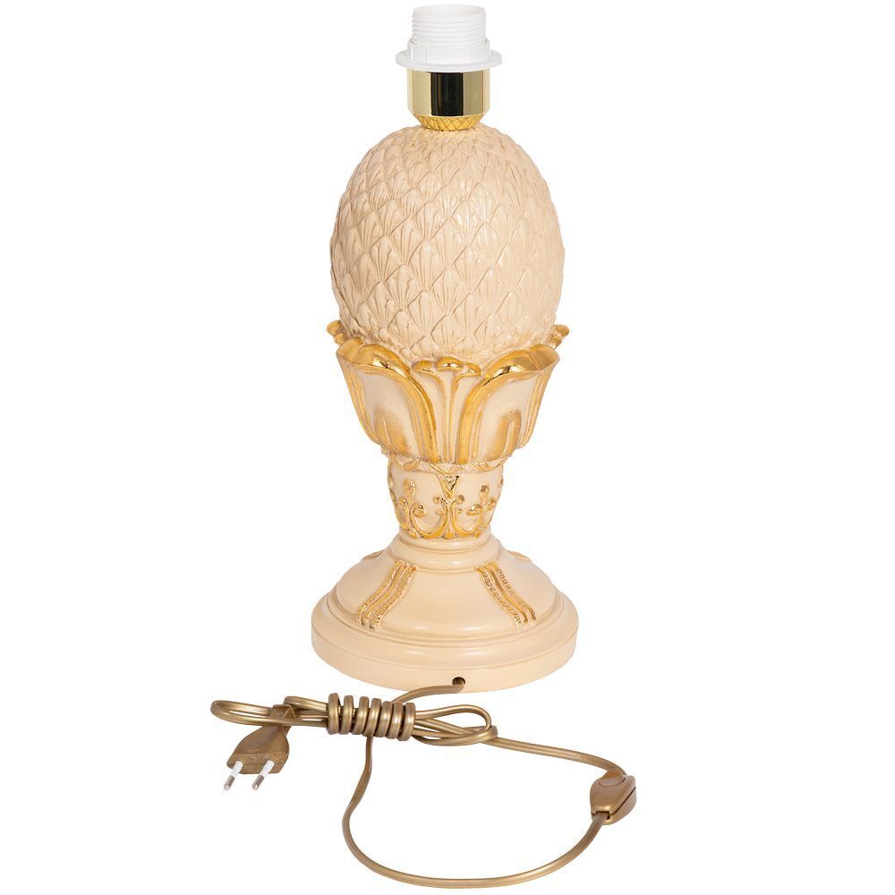 Настольная лампа Источник Энергии Айвори с абажуром №38 Vatican (Ватикан) Аквамарин