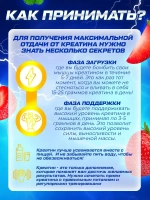 Креатин моногидрат со вкусом клубники 200гр