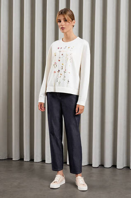 31016 Брюки женские (синий джинс)