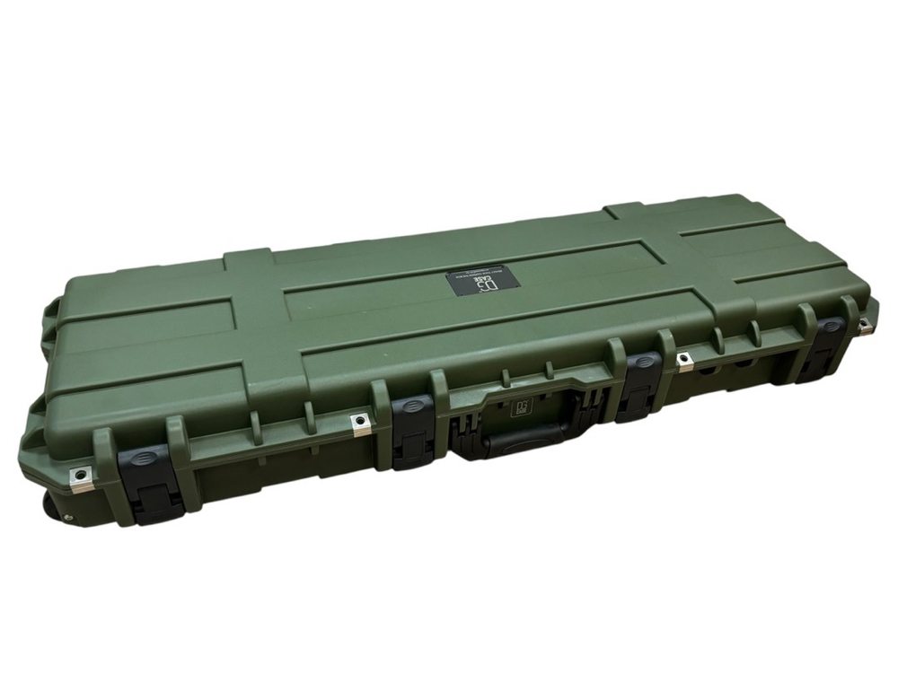 KING SIZE LONG | DGCASE@40-04 | Ударопрочный кейс на колесах ЗЕЛЕНЫЙ | Внутр. размер 1075*320*140мм