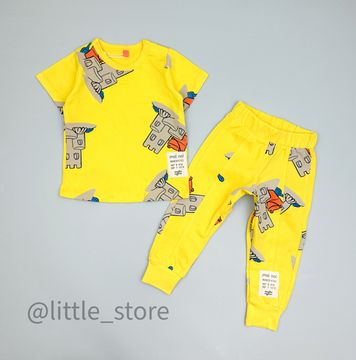 Комплект хлопковый Moi Noi, Замки из песка на желтом