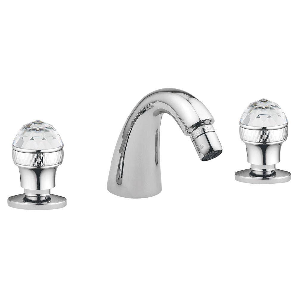 Смеситель для биде на 3 отв.  Migliore Axo Crystal 18484 хром купить