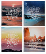 Тетрадь А5 48л. клетка "Travel Леттеринг" мет.гребень, УФ-лак (ПОЛИНОМ)