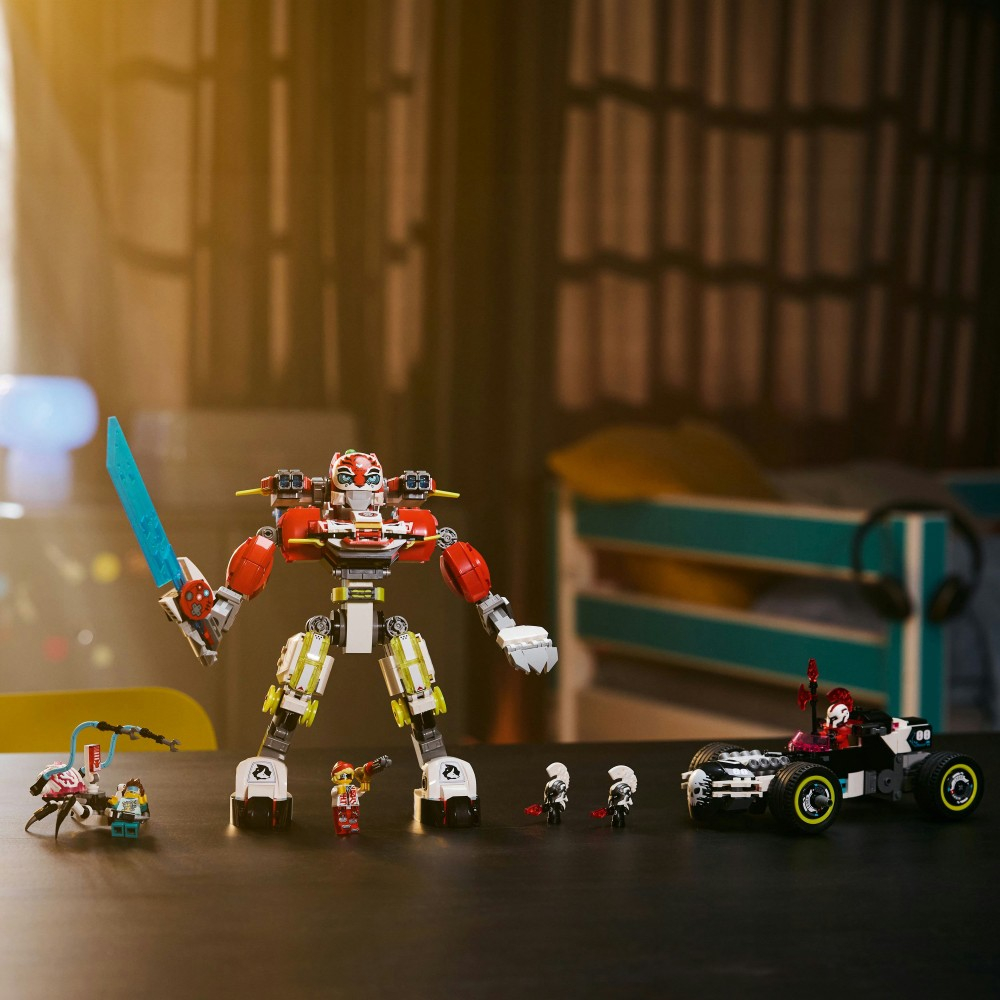 Конструктор LEGO DREAMZzz 71497 Тигровый мех Купера и хот-род Зеро — фото 15