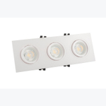 DK3023-WH Встраиваемый светильник, IP 20, 10 Вт, GU5.3, LED, белый, пластик