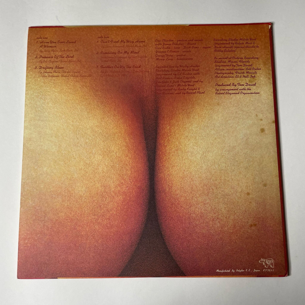 Винтажная виниловая пластинка LP Eric Clapton E.C. Was Here (Japan 1975) (No Obi) Rambling On My Mind